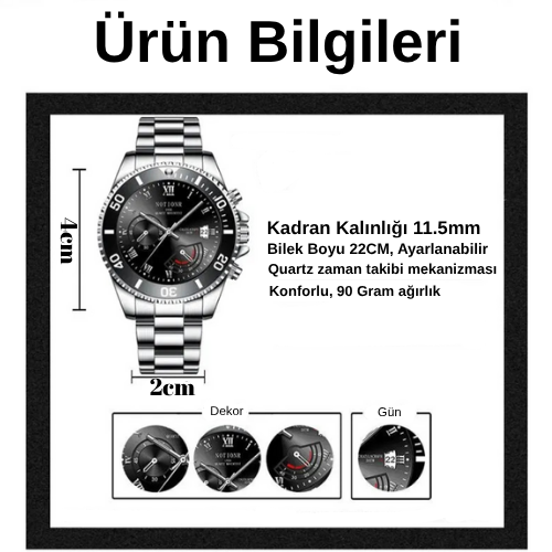 NOTIONR Lüks Tasarım Kol Saati