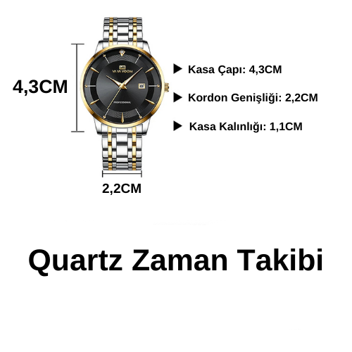 VA VA VOOM Modern Tasarım Unisex Kol Saati