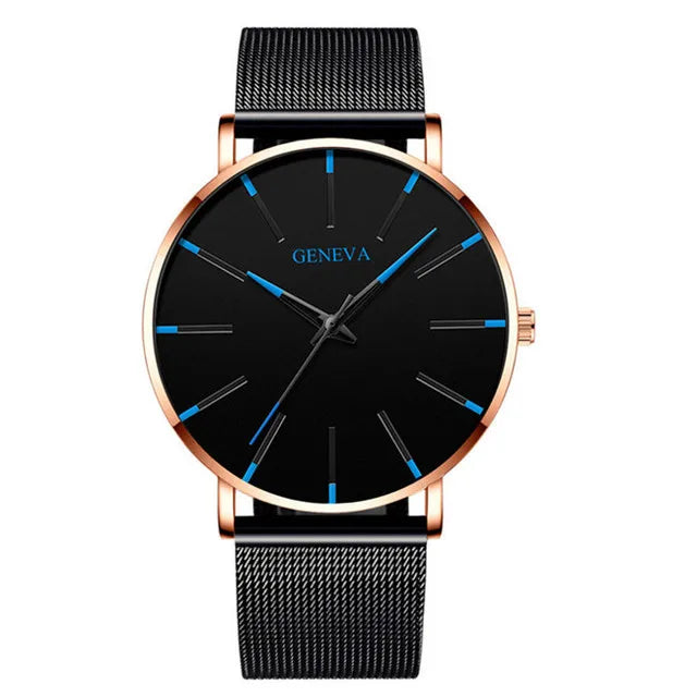 GENEVA Unisex Sade Ve Modern Tasarım Kol Saati