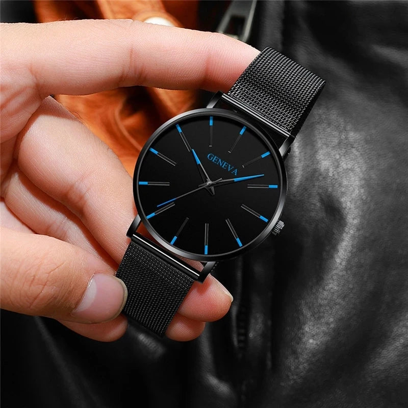 GENEVA Unisex Sade Ve Modern Tasarım Kol Saati