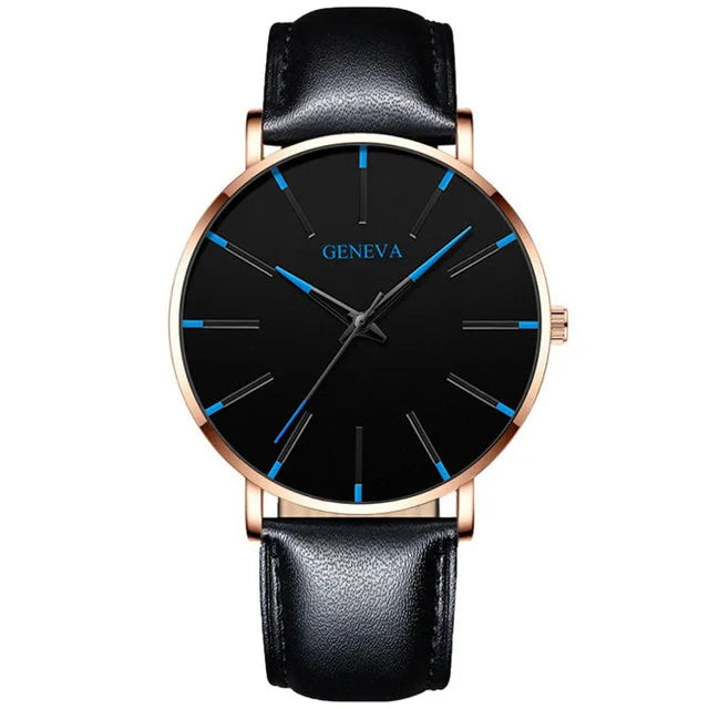 GENEVA Unisex Sade Ve Modern Tasarım Kol Saati