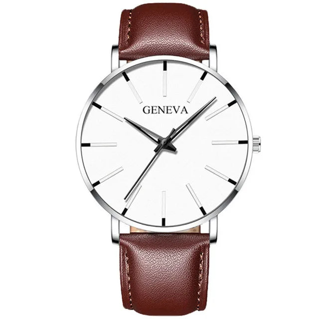 GENEVA Unisex Sade Ve Modern Tasarım Kol Saati