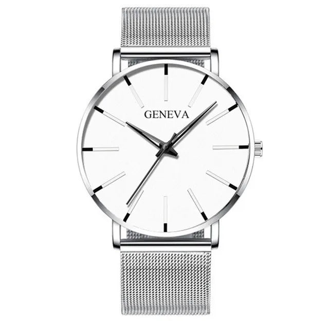 GENEVA Unisex Sade Ve Modern Tasarım Kol Saati