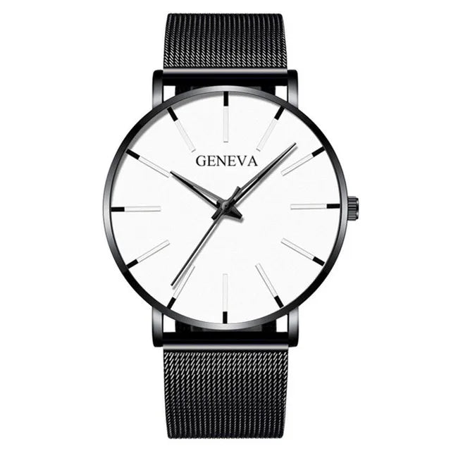 GENEVA Unisex Sade Ve Modern Tasarım Kol Saati